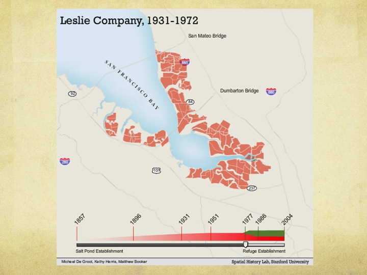 Leslie Salt Company Ponds, 1931-1970s