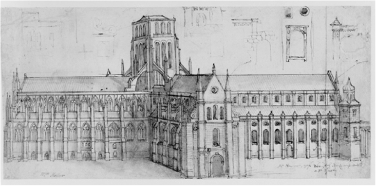 Hollar, drawing of St Paul's