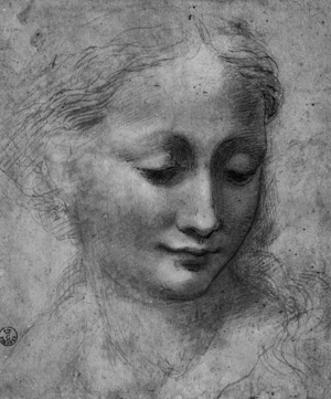 Female Head Gabinetto disegni e stampe degli Uffizi, Florence.